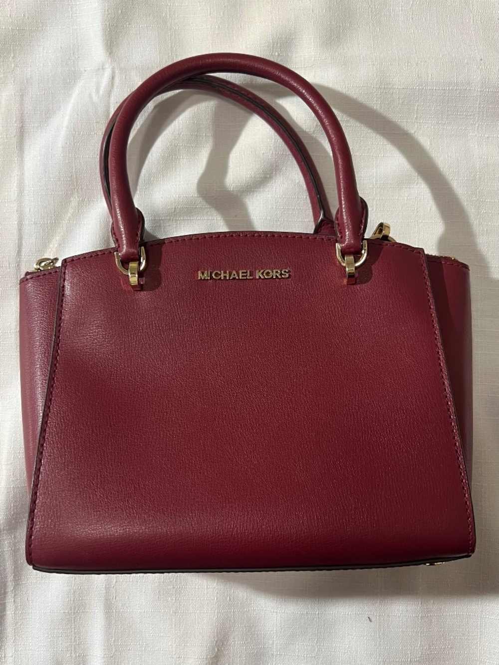 Burgundy Michael Kors Purse